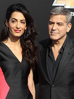 Amal and George Clooney