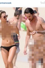 Kaley Cuoco releases 'topless' photo