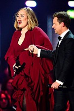 Adele makes pop peers emotional at BRIT Awards