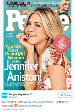 Jennifer Aniston named 'World's Most Beautiful Woman'