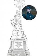 Marvel to unveil Captain America bronze statue