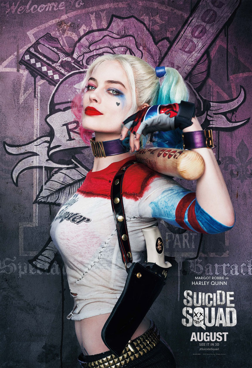 Margot Robbie as Harley Quinn