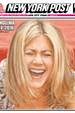 Outrage at Jennifer Aniston New York Post cover