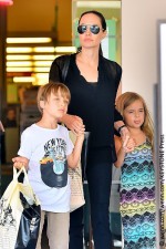 Angelina Jolie and kids in therapy