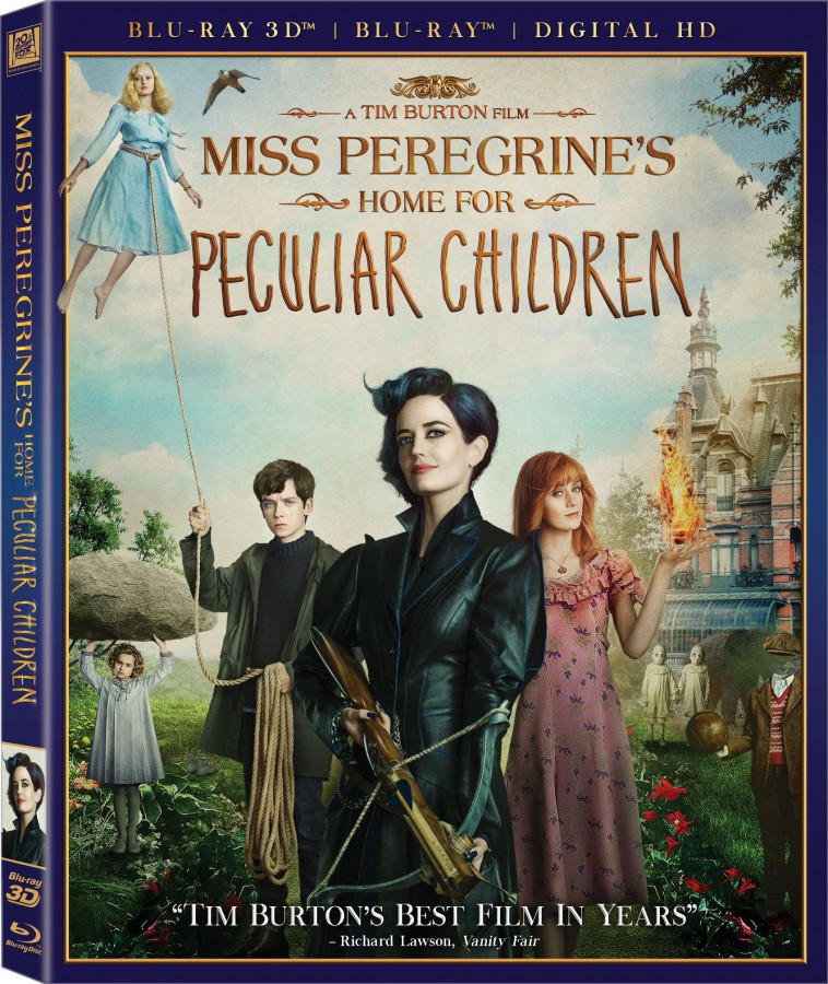 Miss Peregrine's Home for Peculiar Children on blu-ray Miss Peregrine's Home for Peculiar Children on blu-ray