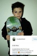 Cruz Beckham, 11, faces backlash over Christmas song