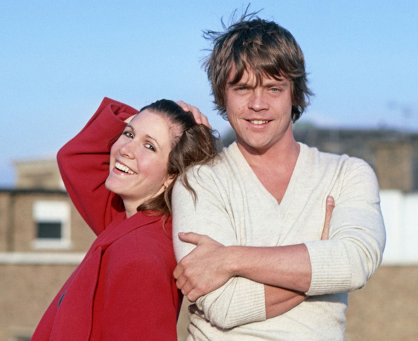 Carrie Fisher and Mark Hamill