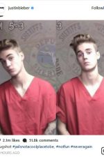 Justin Bieber shares mugshot: 'Jail is not a cool place to be'