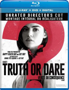 Truth or Dare on DVD/Blu-ray Truth or Dare on DVD/Blu-ray