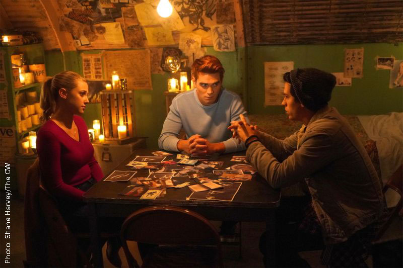 Riverdale stars Lili Reinhart, KJ Apa and Cole Sprouse