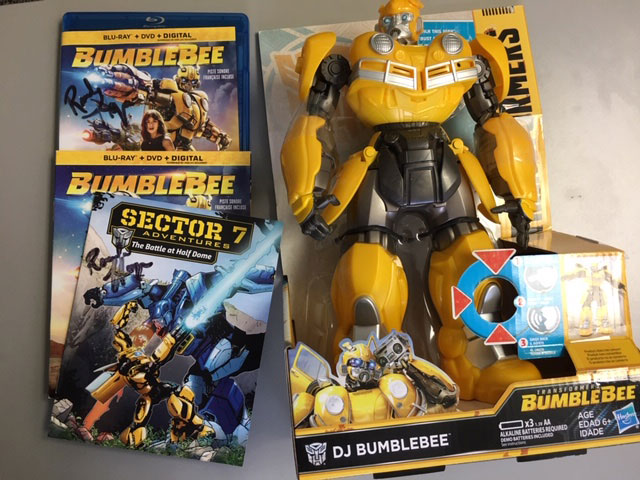 Bumblebee Prize Pack with autographed Blu-ray and Comic