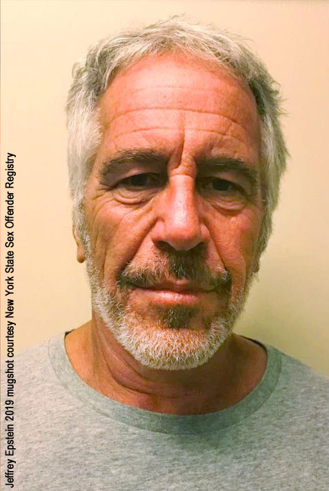 Jeffrey Epstein mugshot