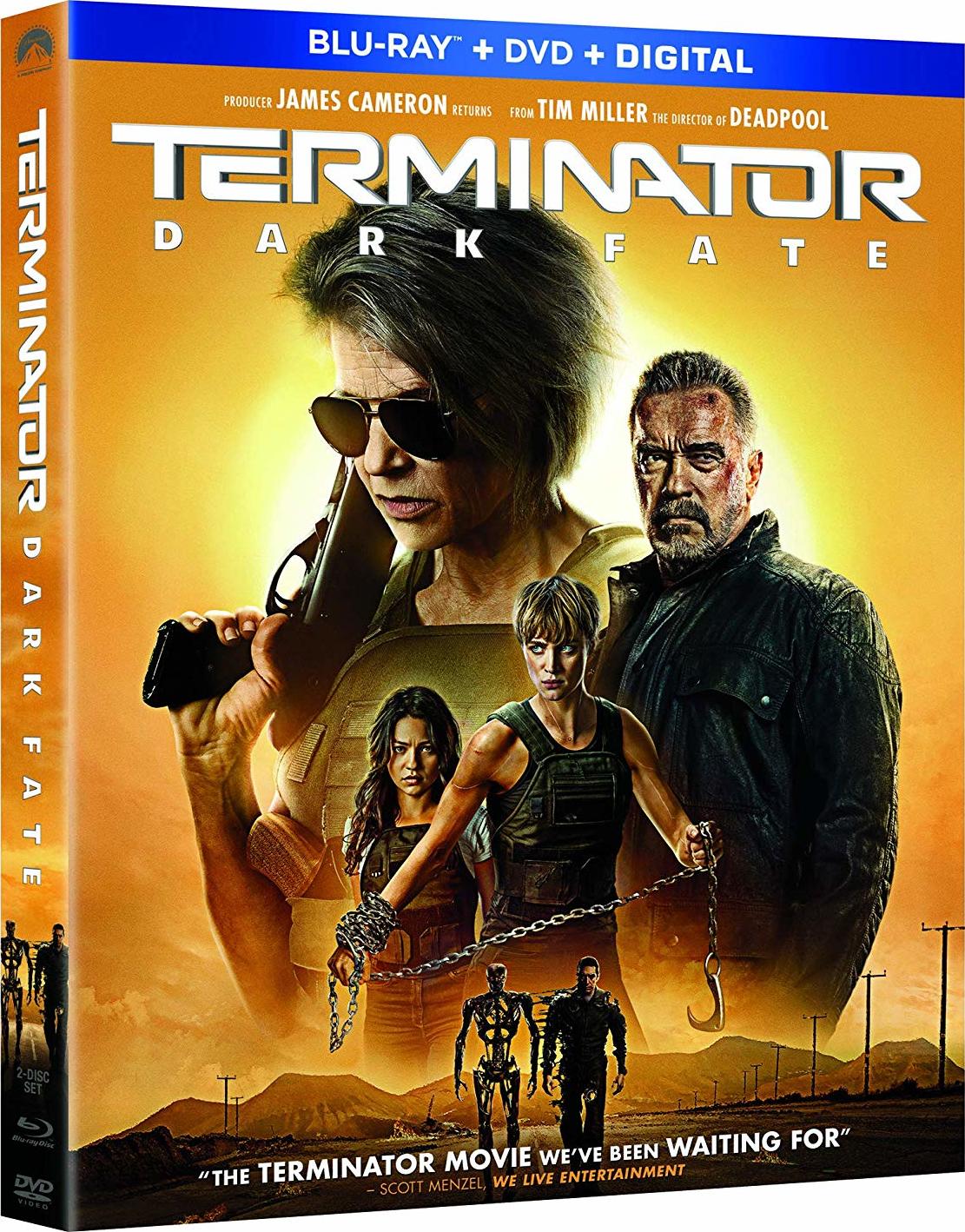 Terminator: Dark Fate, now available on Blu-ray and DVD