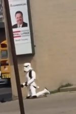 Star Wars Stormtrooper given bloody nose by Alberta police