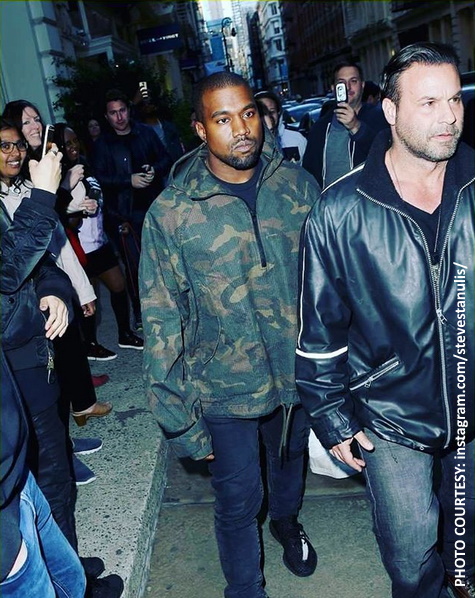 Kanye West and Steve Stanulis