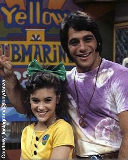 Alyssa Milano and Tony Danza of Who's The Boss?