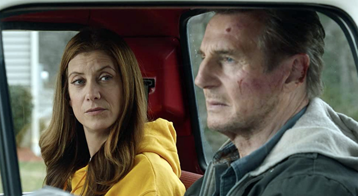 Kate Walsh and Liam Neeson in Honest Thief