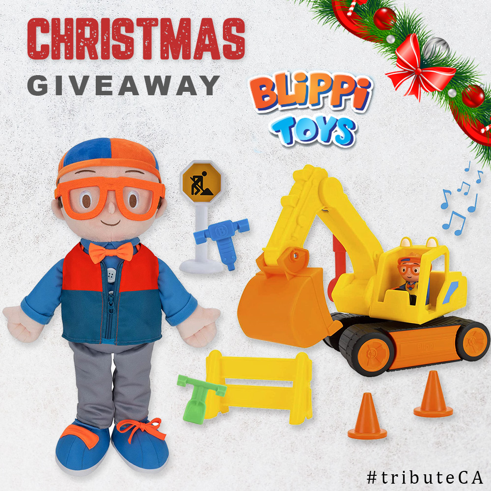 Blippi toys Christmas giveaway