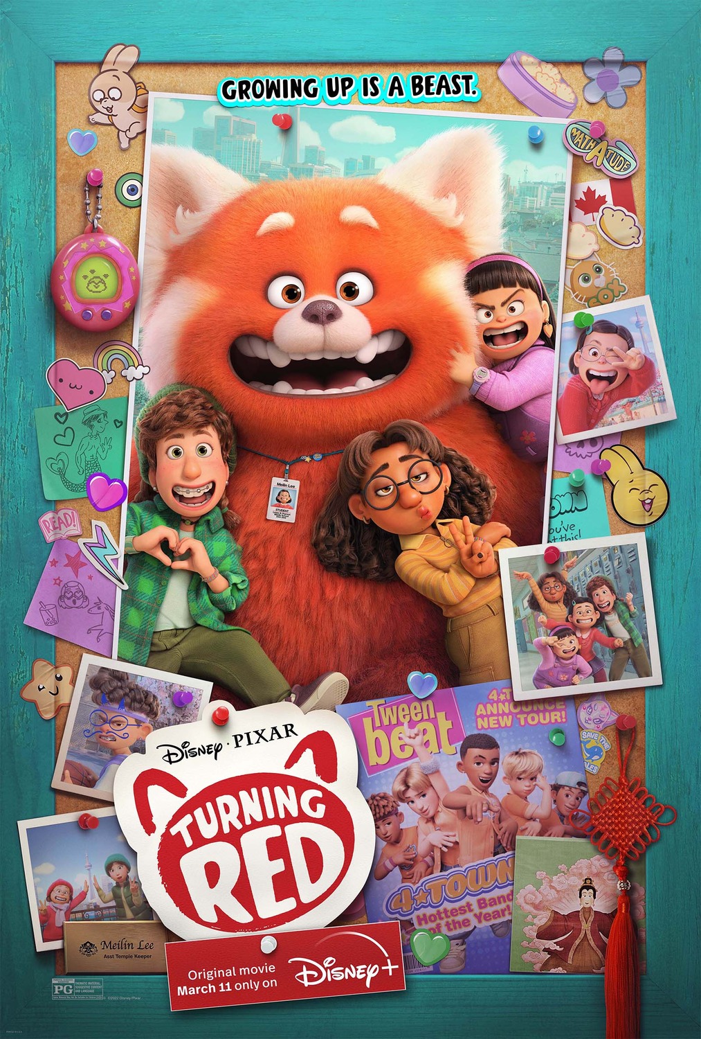 Turning Red poster