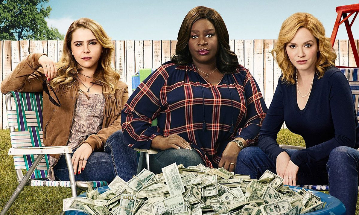 Good Girls stars Mae Whitman, Retta and Christina Hendricks. Courtesy: Netflix