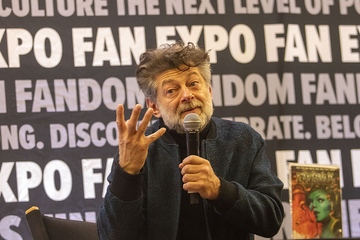 Andy Serkis at Toronto Comicon. Photo by Joanne Chu-Fook