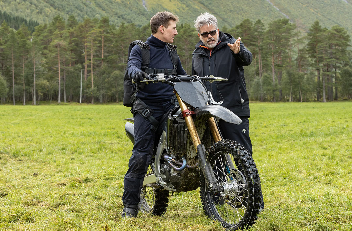 Tom Cruise and Christopher McQuarrie. Photo by Christian Black/ 2023 Paramount Pictures