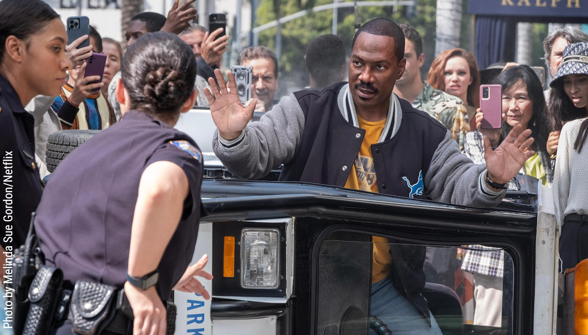 Eddie Murphy in the upcoming Beverly Hills Cop: Axel F