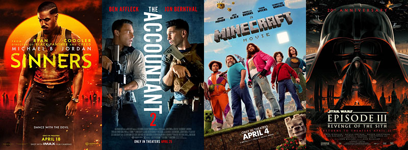 Sinners tops the weekend box office for the second time in a row