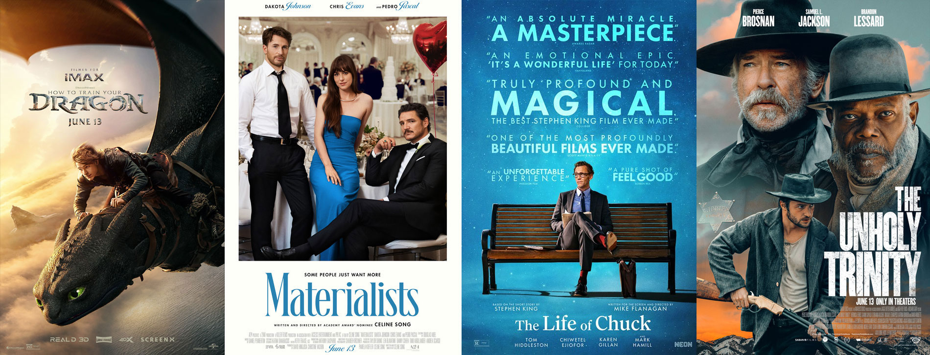 Movie posters for June 13, 2025