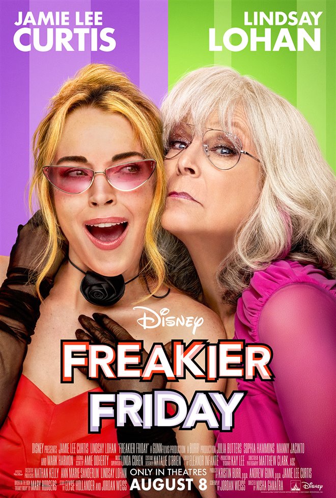 Freakier Friday starring Jamie Lee Curtis and Lindsay Lohan