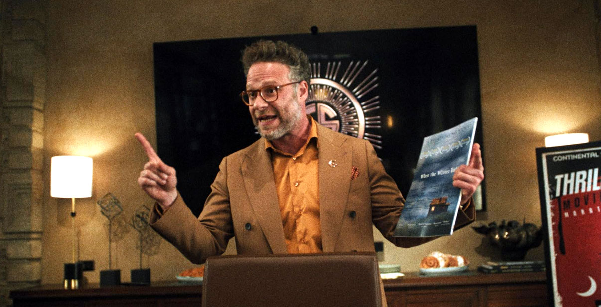 Seth Rogen won for his Apple TV+ series The Studio
