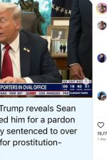 Donald Trump says Sean Diddy Combs asked him for a pardon