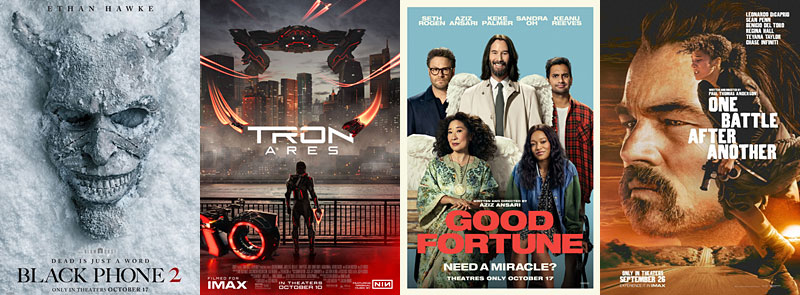 Top box office movies weekend of October 17 to 19