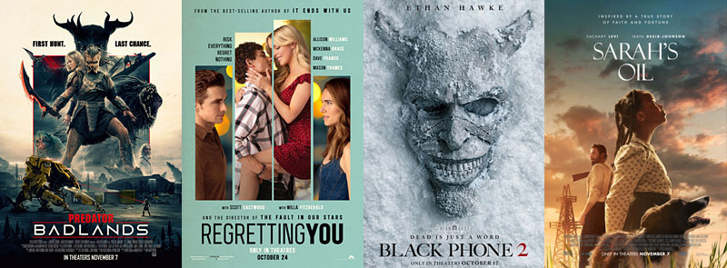 Top five movies at weekend box office November 7 to 9