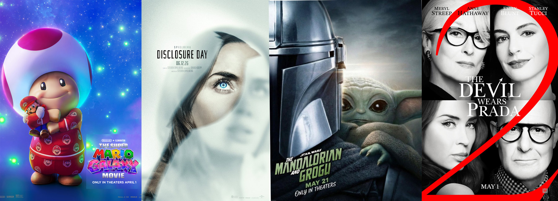 Movies coming in Spring 2026