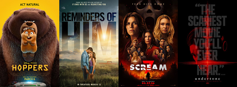 Top movies at weekend box office March 15, 2026