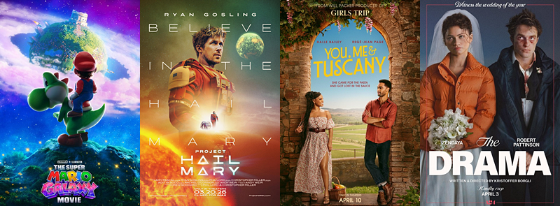 Super Mario Galaxy Movie tops box office for second weekend