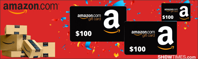 AMAZON $100 GIFT CARD Sweepstakes